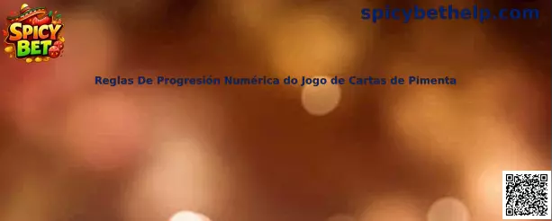 Reglas De Progresión Numérica do Jogo de Cartas de Pimenta